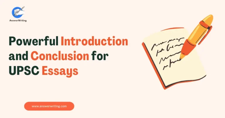 Proweful Introduction and Conclusion for UPSC Essays