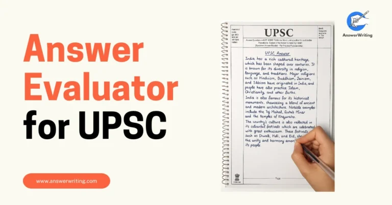 Answer Evaluator for UPSC - AnswerWriting.com