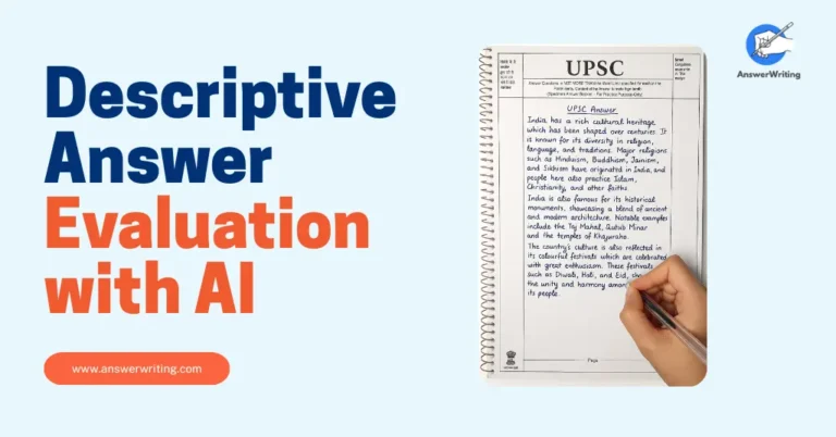 Descriptive Answer Evaluation with AI with AnswerWriting.com