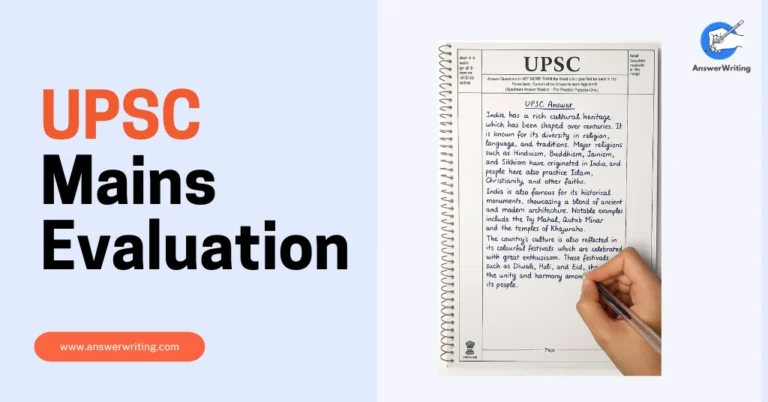 UPSC Mains Evaluation using AnswerWriting.com