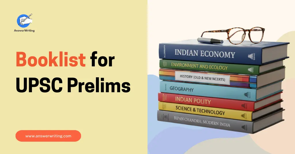 Booklist for UPSC Prelims by AnswerWriting