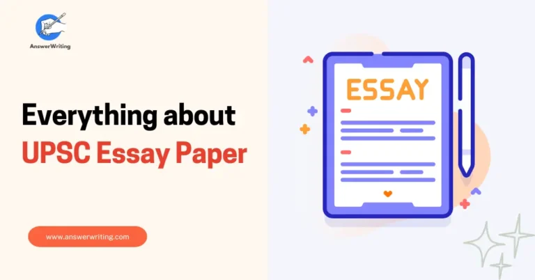 Everything about UPSC Essay Paper by AnswerWriting.com