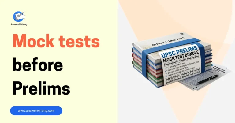 How many mocks to give before UPSC Prelims by answerwriting