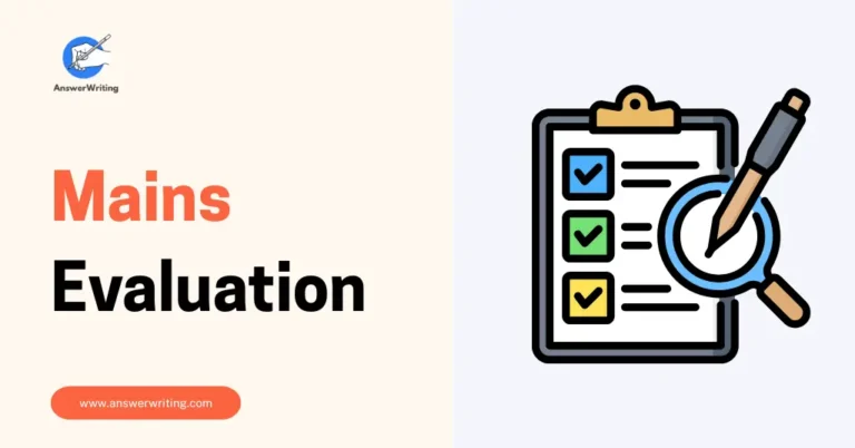 Mains Evaluation by Answerwriting