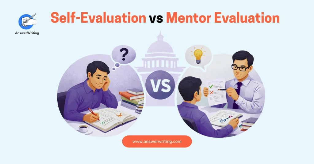 Self-Evaluation vs Mentor Evaluation in Mains by answerwriting (2)