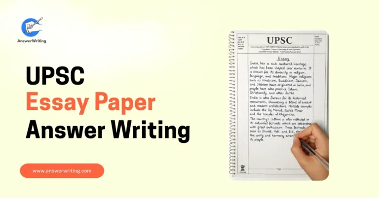UPSC Essay Paper Answer Writing by answerwriting