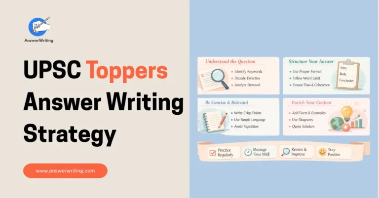 UPSC Toppers Answer Writing Strategy by answerwriting